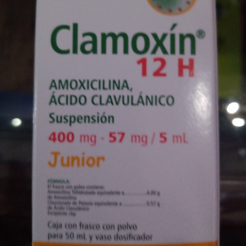 Amoxicilina- ácido 400mg suspensión