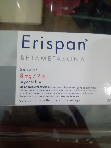 Betametasona inyectable