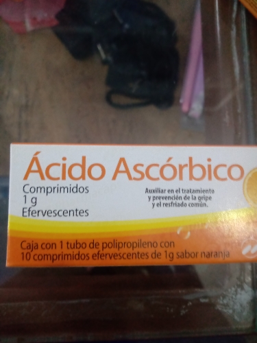 Acido ascorbico efervescente