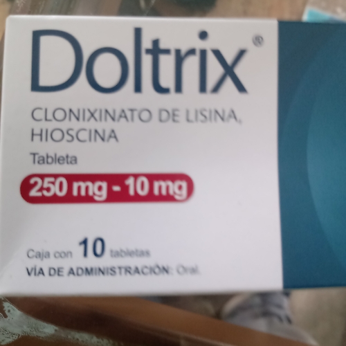 Hioscina- clonixinato de lisina tabletas