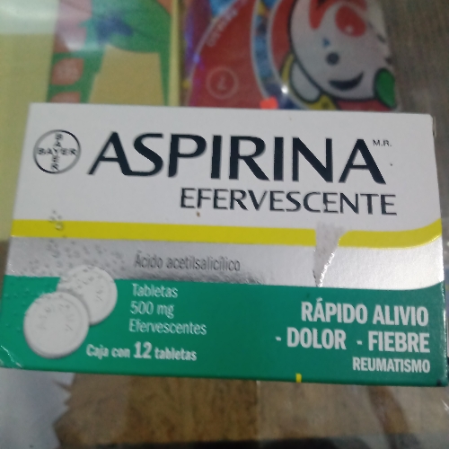 Aspirina efervescente caja