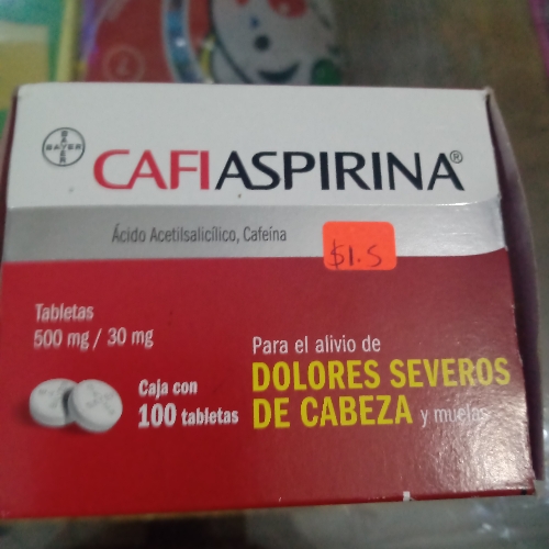 Cafiaspirina pieza