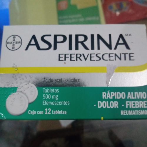 Aspirina efervescente pieza