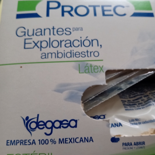 Guante estéril