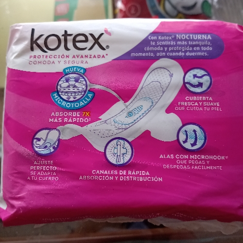 Kotex toalla nocturna pieza