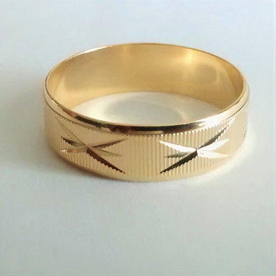 ANILLLO EN LAMINADO AROS DE MATRIMONIO ESTRELLA LABRADA ANL00011