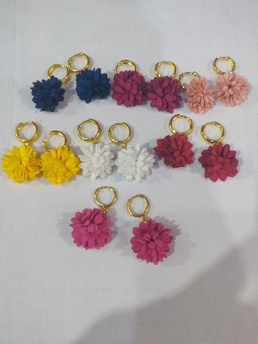 ARGOLLA EN LAMINADO MINI FLOR EN TELA 1X3 Y 2X5 ALD001422
