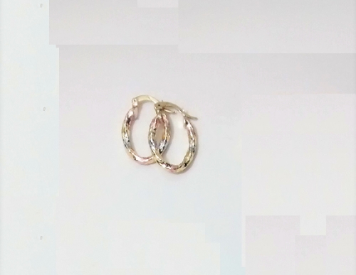 ARGOLLA EN LAMINADO OVALADAS BRILLANTADAS ENTORCHADAS EN CARTIER PEQ ALD000611