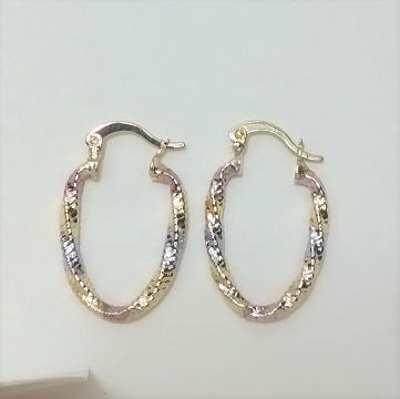 ARGOLLA EN LAMINADO OVALADAS BRILLANTADAS ENTORCHADAS EN CARTIER ALD000610