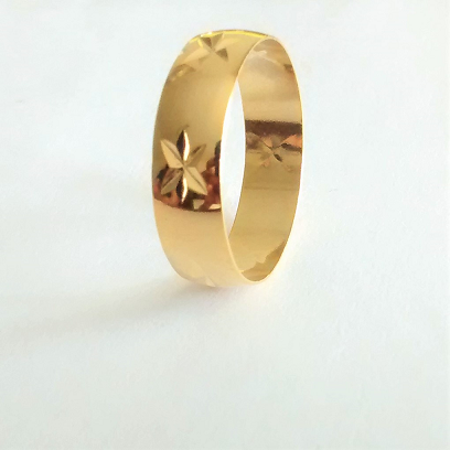 ANILLO EN LAMIANDOAROS DE MATRIMONIO ESTRELLA LISA ANL00013