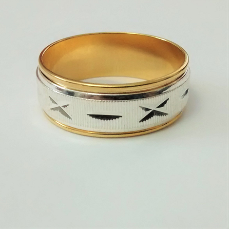 ANILLO EN LAMINADO AROS ANTIESTRÉS DOS FIGURAS LABRADA ANL00033
