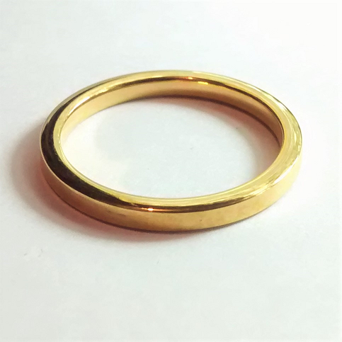 ANILLOS DE ACER0 AROS DE MATRIMONIO SENCILLO ANA00014