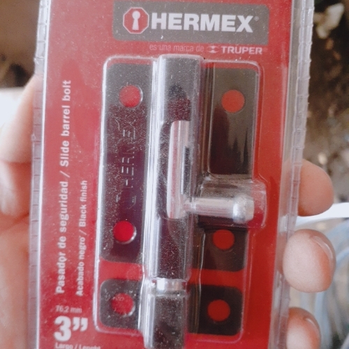 Pasadore HERMEX 3" Negro
