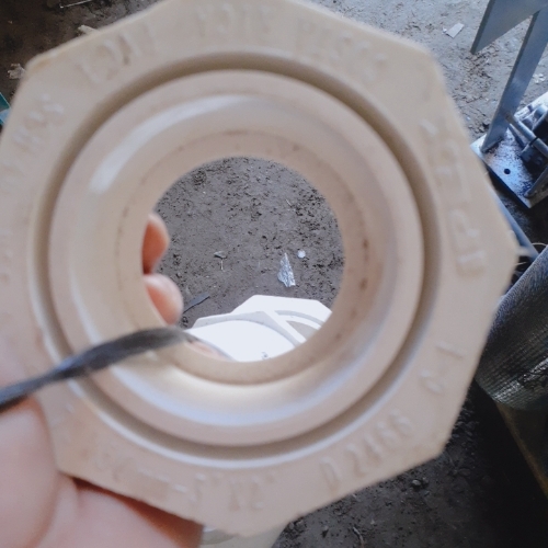 Reducidor PVC de 3" a 2 1/2" AP
