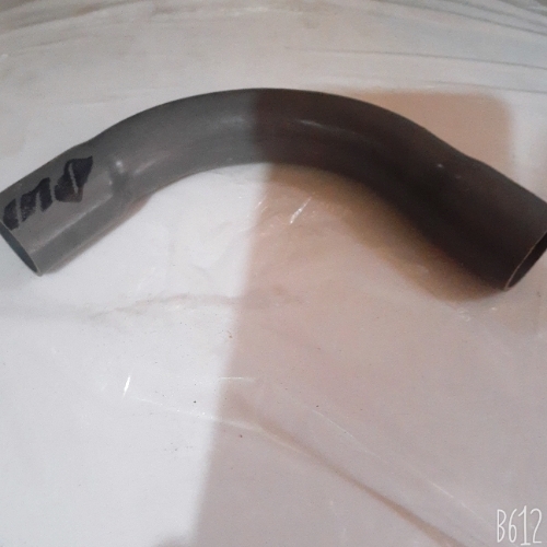 Vuelta PVC ducto 1/2" gris