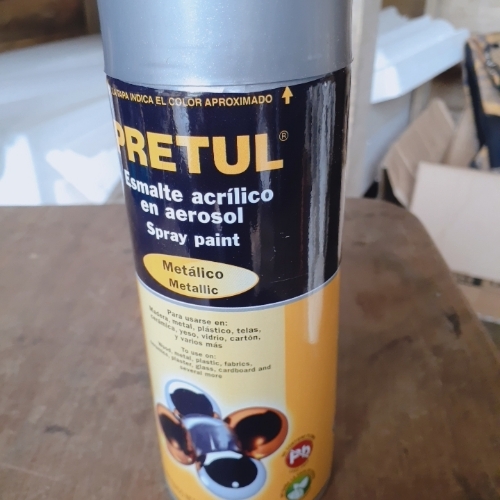 PINTURA EN AEROSOL, GRIS PRIMARIO, 400ML,PRETUL.