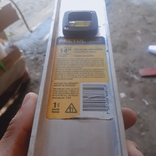 Nivel de Aluminio PRETUL 14"