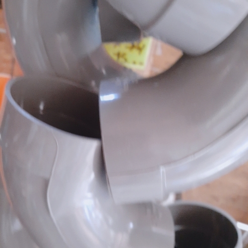 Codo PVC de 2" 90° PD gris
