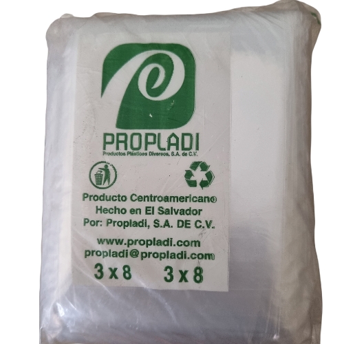 Bolsa para charamusca 3×8