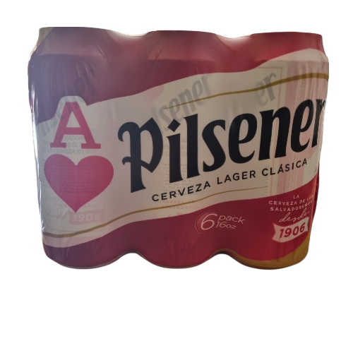 Pilsener lata 16 oz 6pack