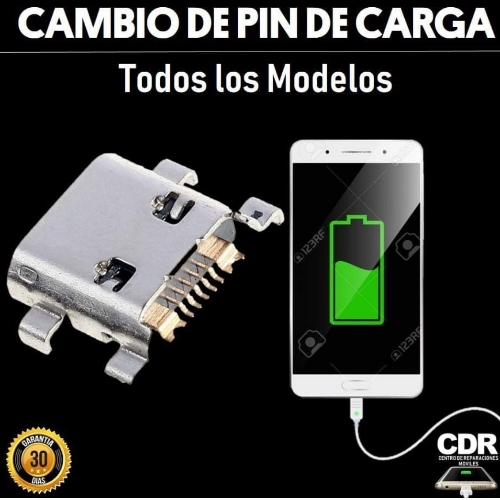 Cambio pin carga V8