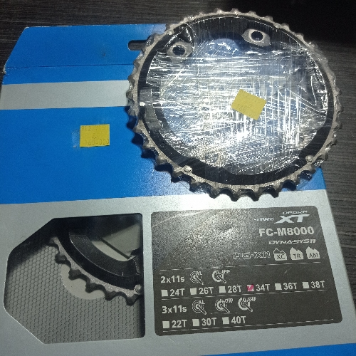 Coronilla Shimano 34t xt 2*11