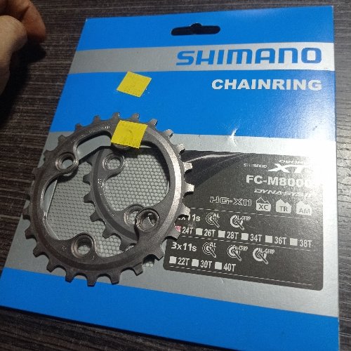 Coronilla 24t 2*11 Shimano