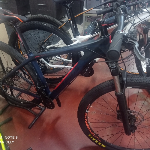 Bicicleta 29 optimus corvus gold carbono
