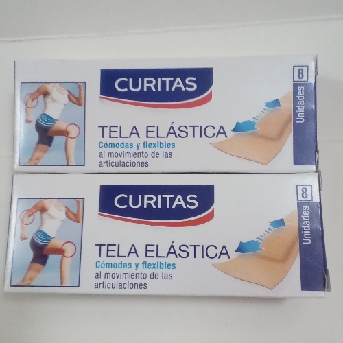 Aposito Curitas caja x8 tela elastica