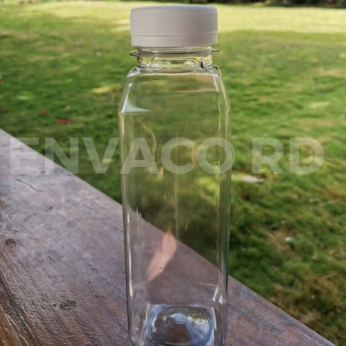 BOTELLAS PLASTICAS CUADRADAS 12 OZ