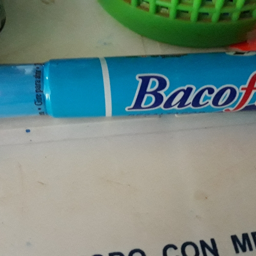 Marcador fosforecente azul