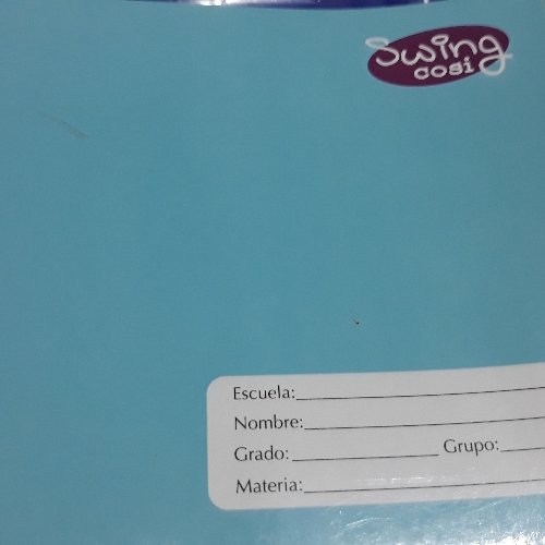 Cuaderno preescolar cocido