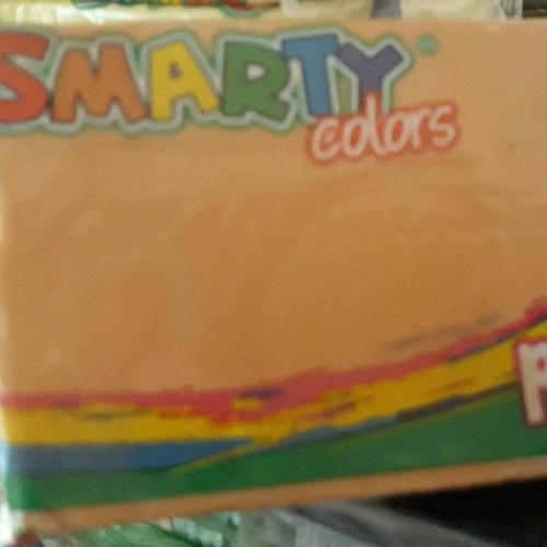 Barra de plastilina color melon