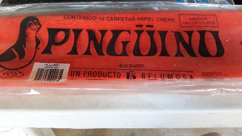 Papel  crepe Mandarina