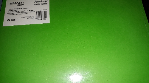 hoja color vde limon