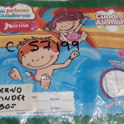Mi primer cuaderno cuadro Aleman
