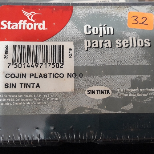 cojin chico para sellos