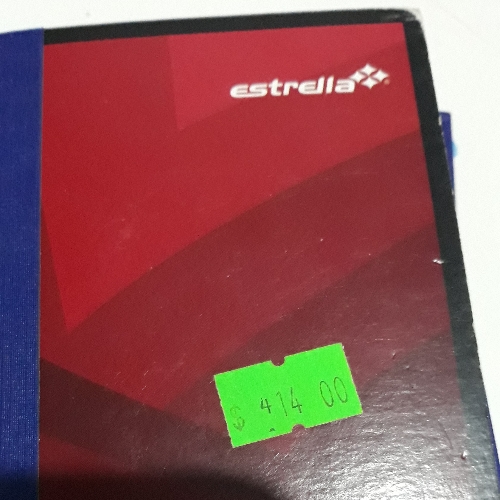 Libreta de apuntes engomado