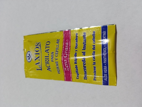 Termoprotector acrilato Laxios amarillo sobre