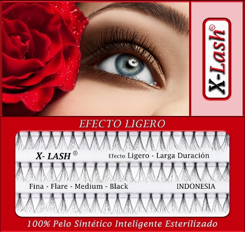 Pestañas postizas pelo a pelo X-Lash medium