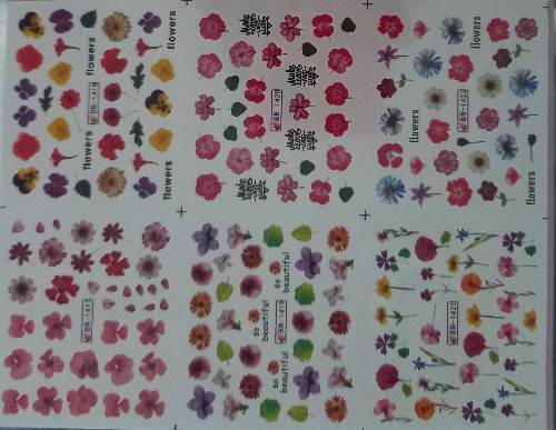 Stiker uñas de agua