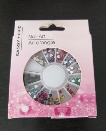 Gemas decorativas de uñas circular Art D ongle