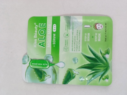 Mascarilla velo 2 en 1 Áloe y serum