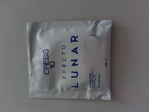 Efecto lunar corrector de amarillos y naranjas Biocress Sobre