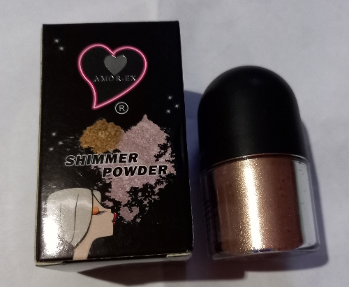 Polvo iluminador y bronceador corporal Shimmer PowerPoint amor ex