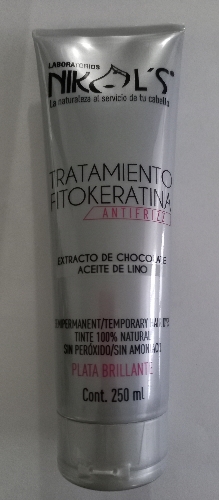 Tratamiento Fitokeratina  Antifrizz  Plata Brillante 250 ml