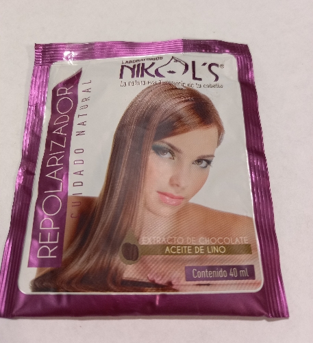 Tratamiento repolarizador extracto de chocolate y aceite de lino sobre 40 ml
