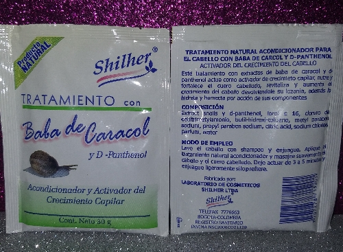 Tratamiento con baba de caracol acondicionador y activador de cmto sobre 30 g