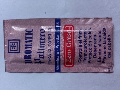 Termoprotector y polímero rosado Dromatic sachet