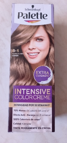 Tinte Palette Rubio claro Cenizo 8-1